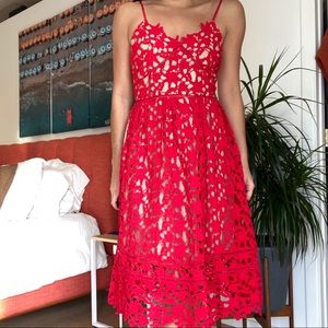 Red Lace Dress